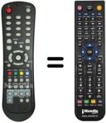 Comandos à distância equivalente United UTV20X83D