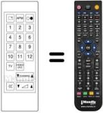 Comandos à distância equivalente JVC CT70FC