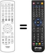 Comandos à distância equivalente CT-90005