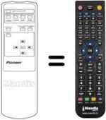 Comandos à distância equivalente Pioneer PDP502MXE