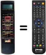 Comandos à distância equivalente Amstrad DD9901