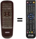 Comandos à distância equivalente Yamaha NX703130