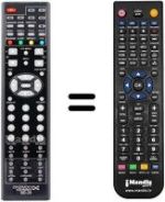 Comandos à distância equivalente Daewoo BD26