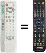 Comandos à distância equivalente Panasonic FX28PS10F