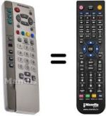 Comandos à distância equivalente Panasonic EUR511266