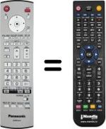 Comandos à distância equivalente Panasonic TH-42PHD8BS