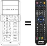 Comandos à distância equivalente Telefunken A440V