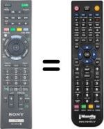 Comandos à distância equivalente Sony KDL46EX725