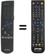 Comandos à distância equivalente Grundig 7006 DOLBY VNMSCHWARZ