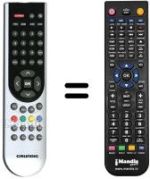 Comandos à distância equivalente Grundig RCH5J52