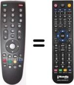 Comandos à distância equivalente Grundig 19-2930T