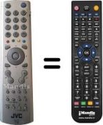 Comandos à distância equivalente JVC LT-32DF7BK