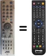 Comandos à distância equivalente JVC LT26B60SU