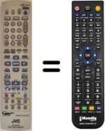 Comandos à distância equivalente JVC DR-MX10SWK