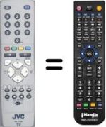 Comandos à distância equivalente JVC LT-26A80SU / H