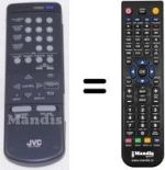 Comandos à distância equivalente JVC RM-C9952