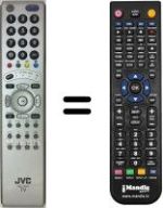 Comandos à distância equivalente JVC LT32R70SUT