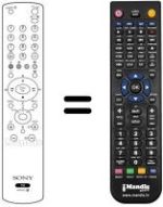 Comandos à distância equivalente Sony KV-32LS35U