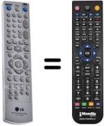 Comandos à distância equivalente LG 6711R1P090S