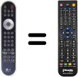Comandos à distância equivalente LG 6710T00003B