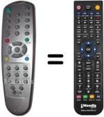 Comandos à distância equivalente LG 6710V00044K