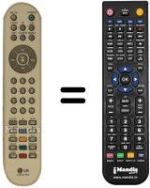 Comandos à distância equivalente LG AKB30377803