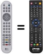 Comandos à distância equivalente LG 23LC1R-ZB
