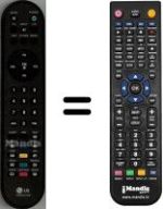 Comandos à distância equivalente LG AKB30377808