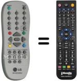 Comandos à distância equivalente LG MKJ30036802