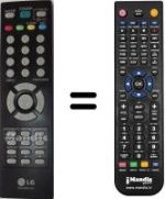 Comandos à distância equivalente LG MKJ33981404