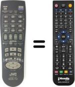 Comandos à distância equivalente JVC HR-J271EU