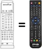 Comandos à distância equivalente Philips 25PT912B
