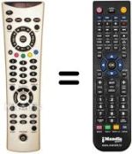 Comandos à distância equivalente Medion MD32733