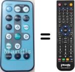 Comandos à distância equivalente XL5U