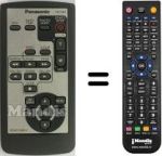 Comandos à distância equivalente Panasonic TX-P42C10E