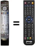 Comandos à distância equivalente Panasonic TX32LXD600
