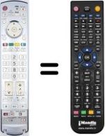 Comandos à distância equivalente Panasonic TH-42PX600EN