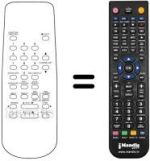 Comandos à distância equivalente Funai VCR402
