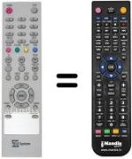 Comandos à distância equivalente REMCON555