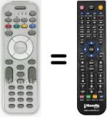 Comandos à distância equivalente Philips 17PF9946 / 12