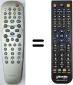 Comandos à distância equivalente Philips 23PF9945-12A