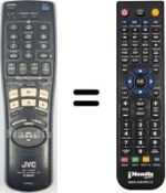 Comandos à distância equivalente JVC PQ21953U