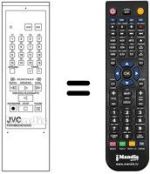 Comandos à distância equivalente JVC PU11099
