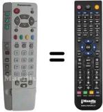 Comandos à distância equivalente Panasonic EUR511268