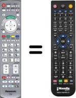 Comandos à distância equivalente Panasonic TX-L42G20E