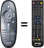 Comandos à distância equivalente Philips 46PFL7695M / 08
