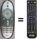 Comandos à distância equivalente Philips 46PFL8605H / 12
