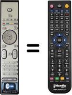 Comandos à distância equivalente Philips 32PFL7613D / 12