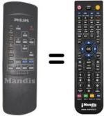 Comandos à distância equivalente Philips 42FD9932 / 01G