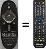 Comandos à distância equivalente Philips 32PFL6505H / 12
